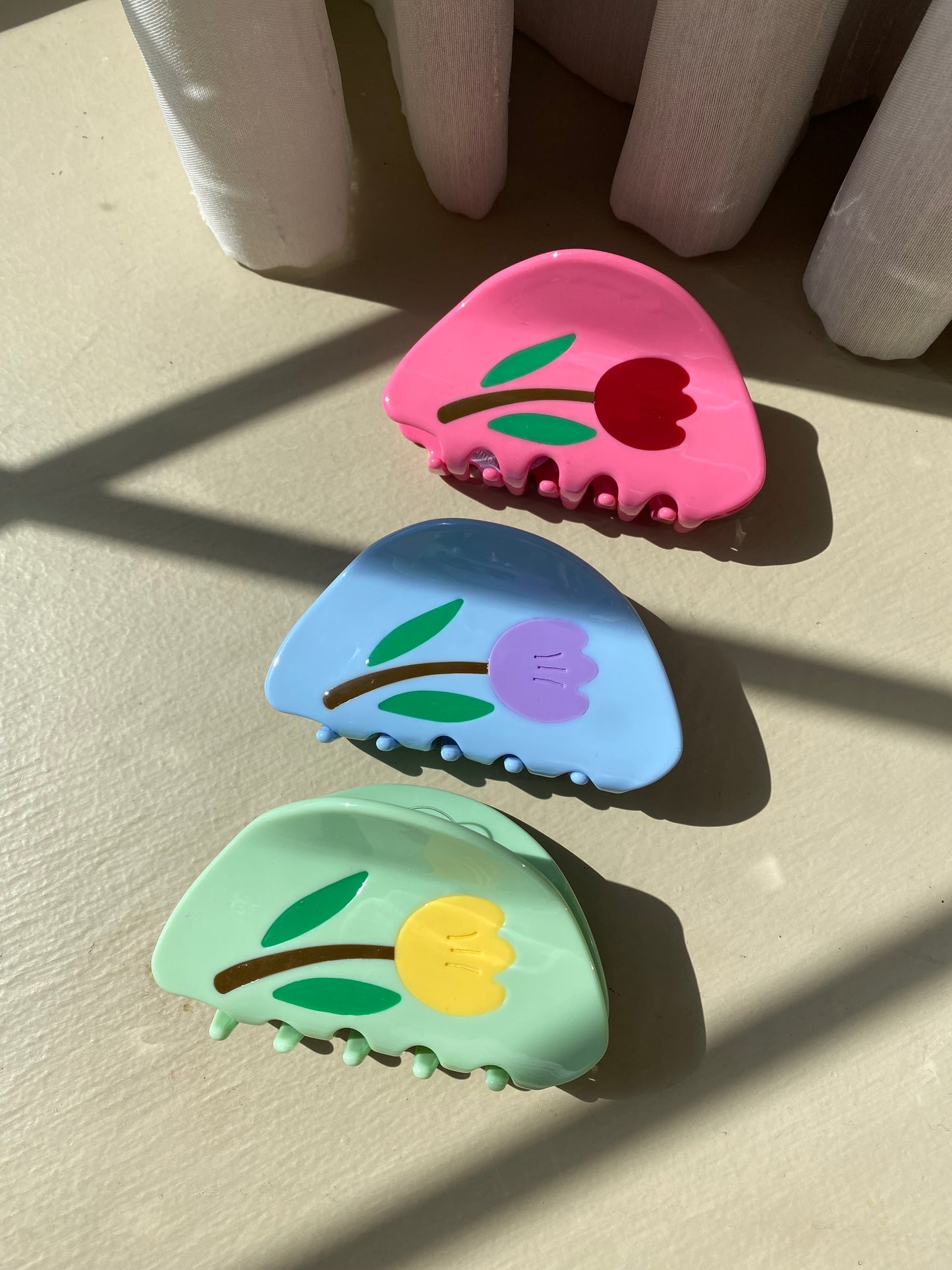 Tulip Hair Clips