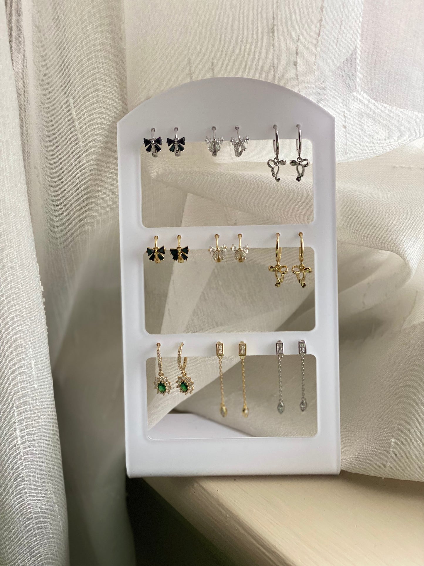 Holiday Huggie Earrings 4