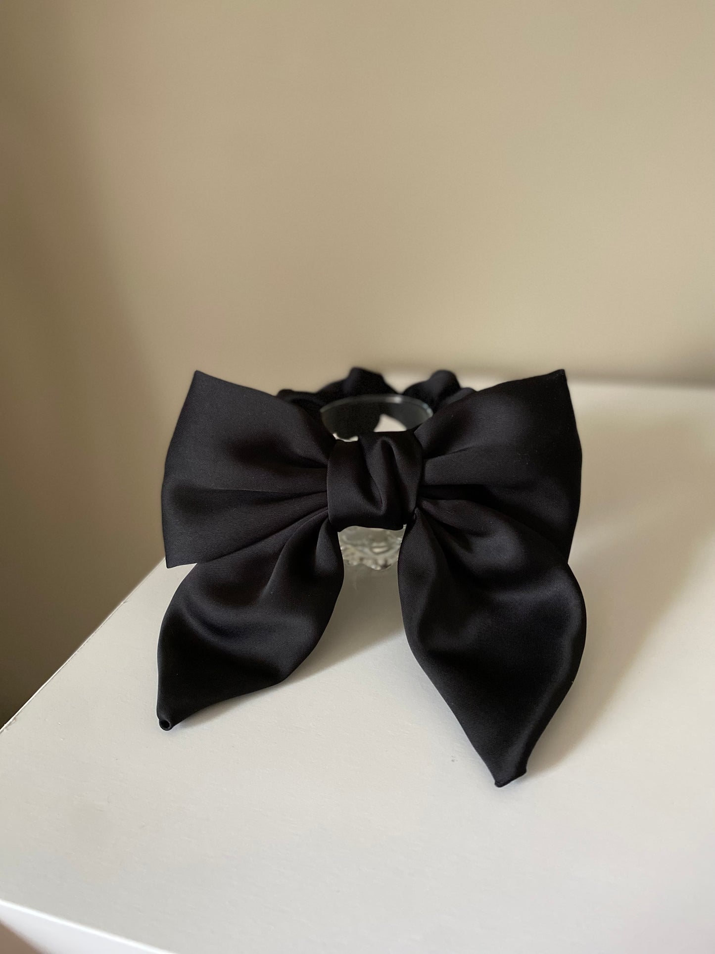 Satin Bow Scrunchie