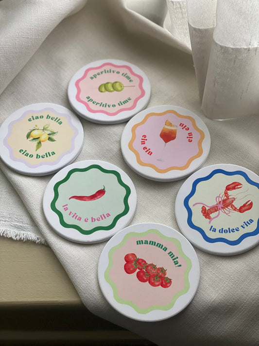 Italiana Coasters