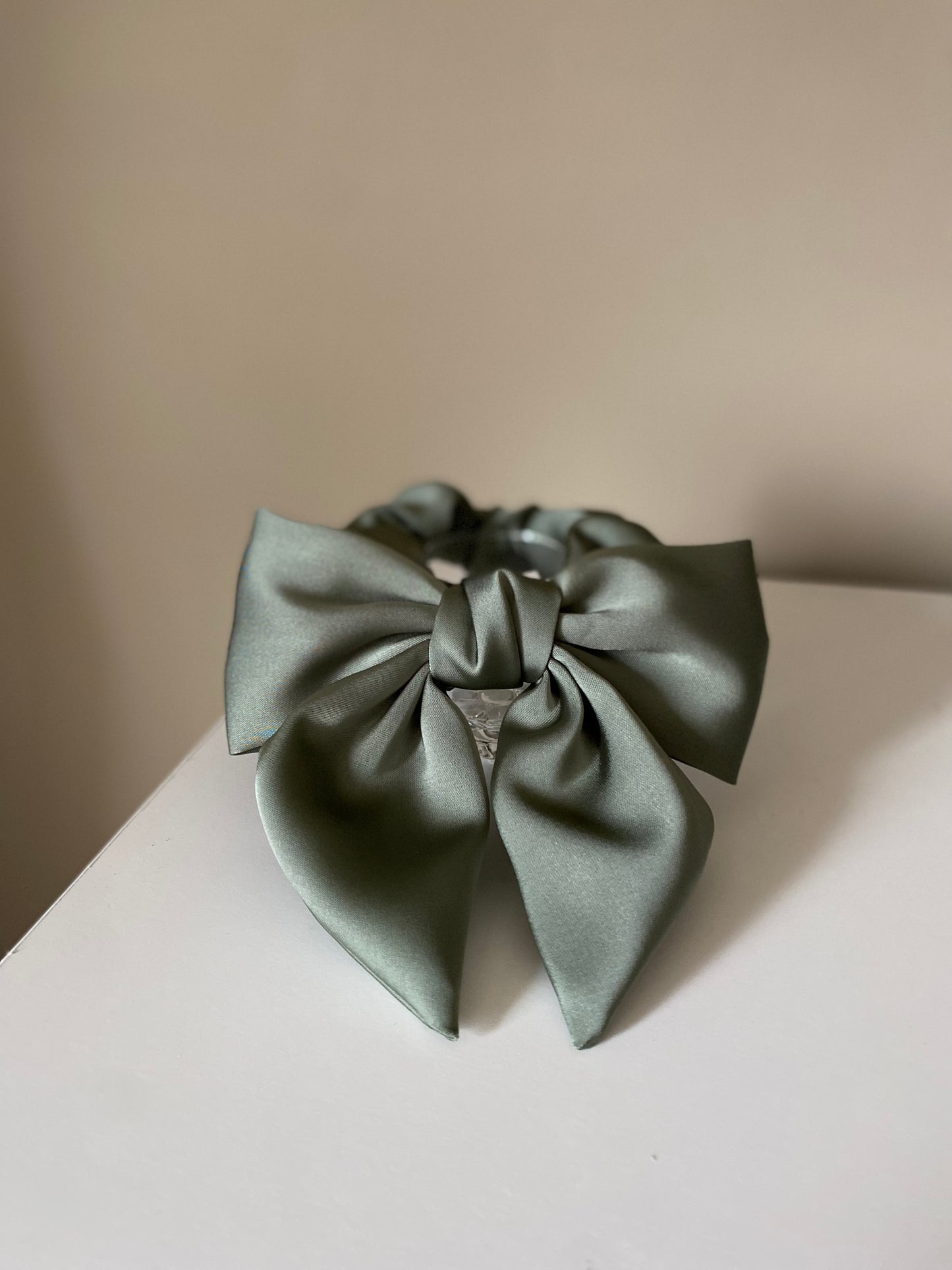 Satin Bow Scrunchie