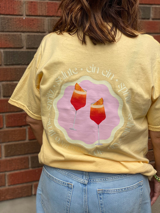 Spritz Tee Butter Yellow