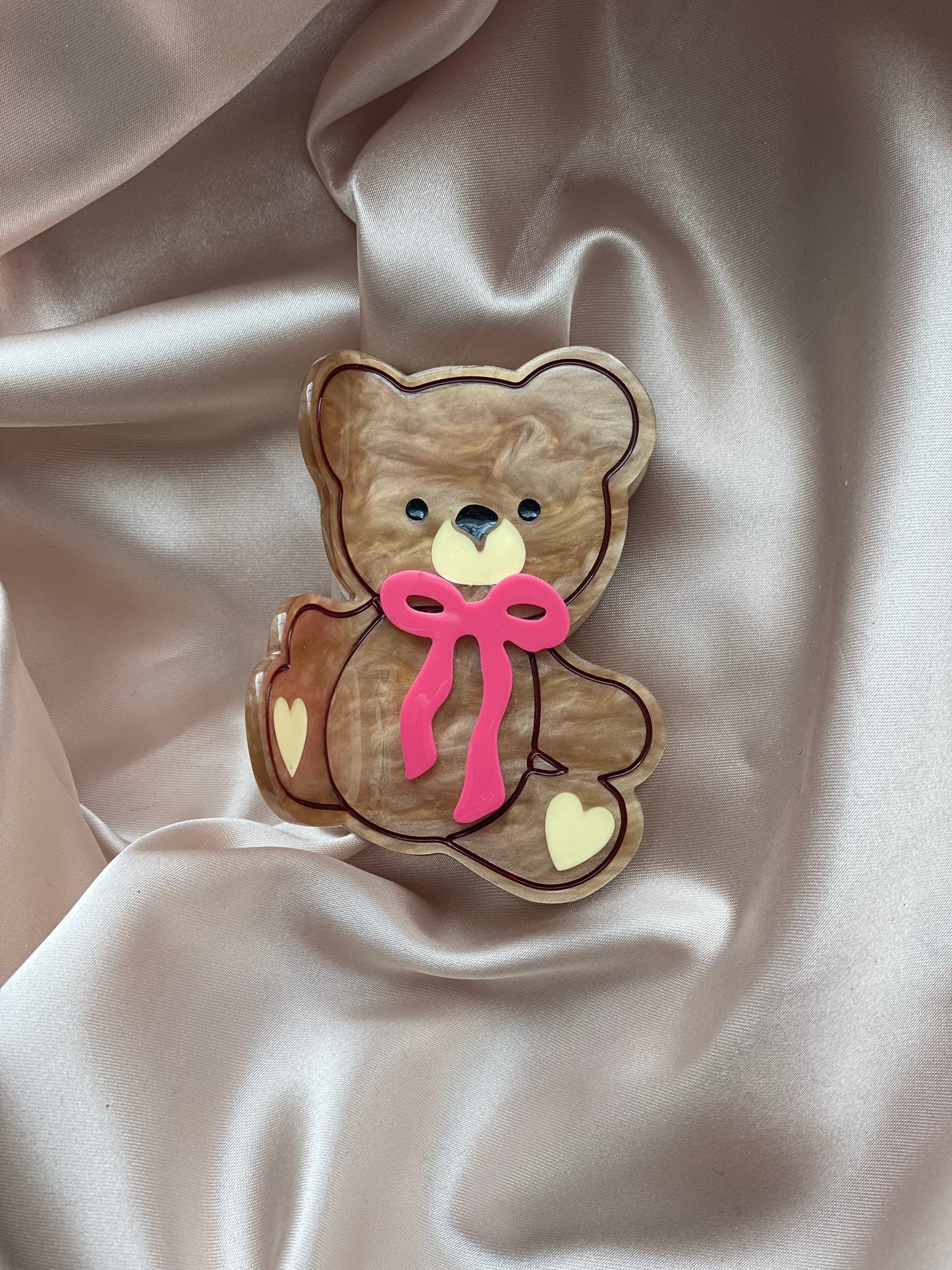 Let Me Be Your Teddy Bead Claw Clip