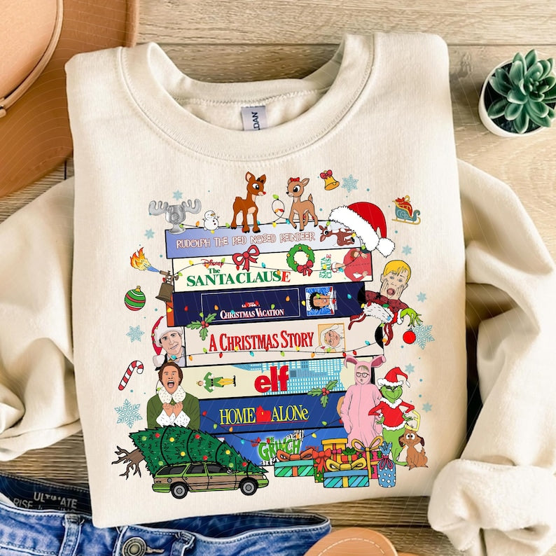 Retro VHS Holiday Sweater