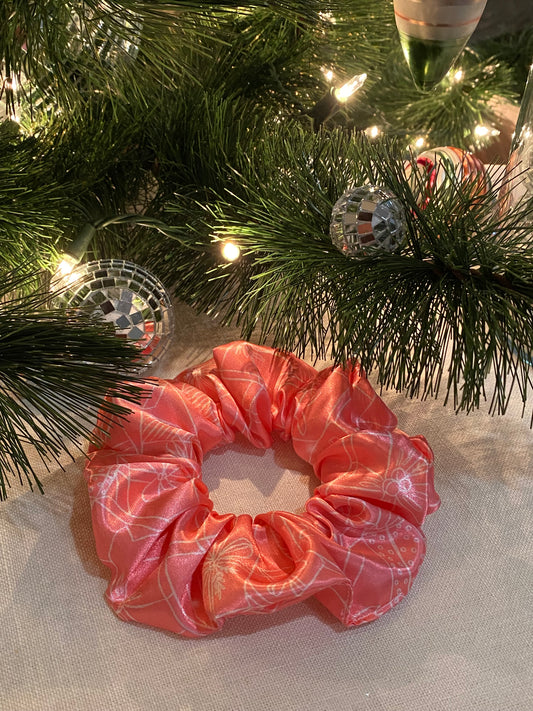 All the Pink Presents Satin Scrunchie