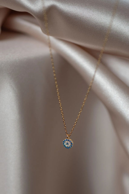 Crystal Evil Eye Necklace