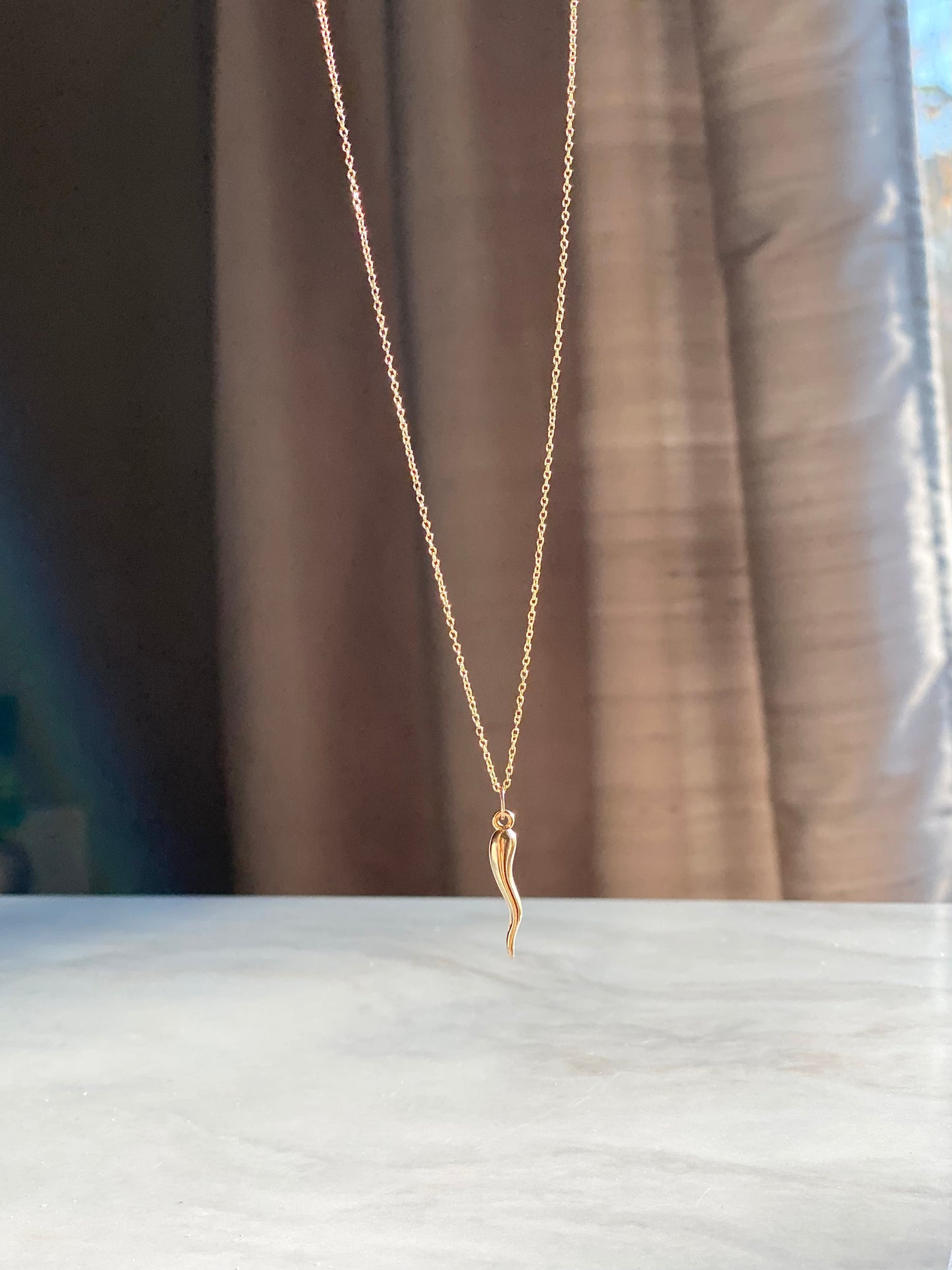 Large Cornicello Necklace