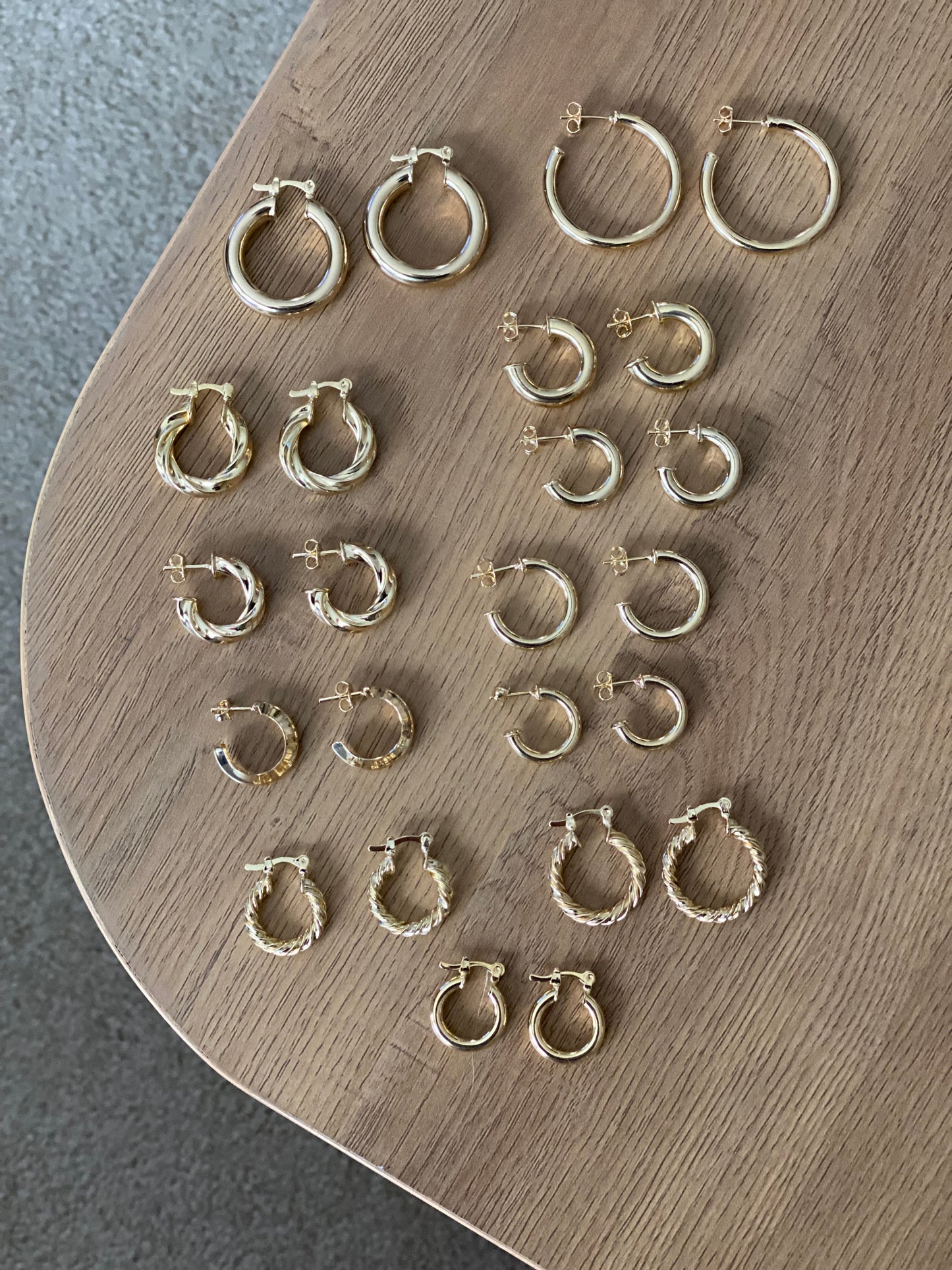 NEW! Gold Fill Hoop Earrings