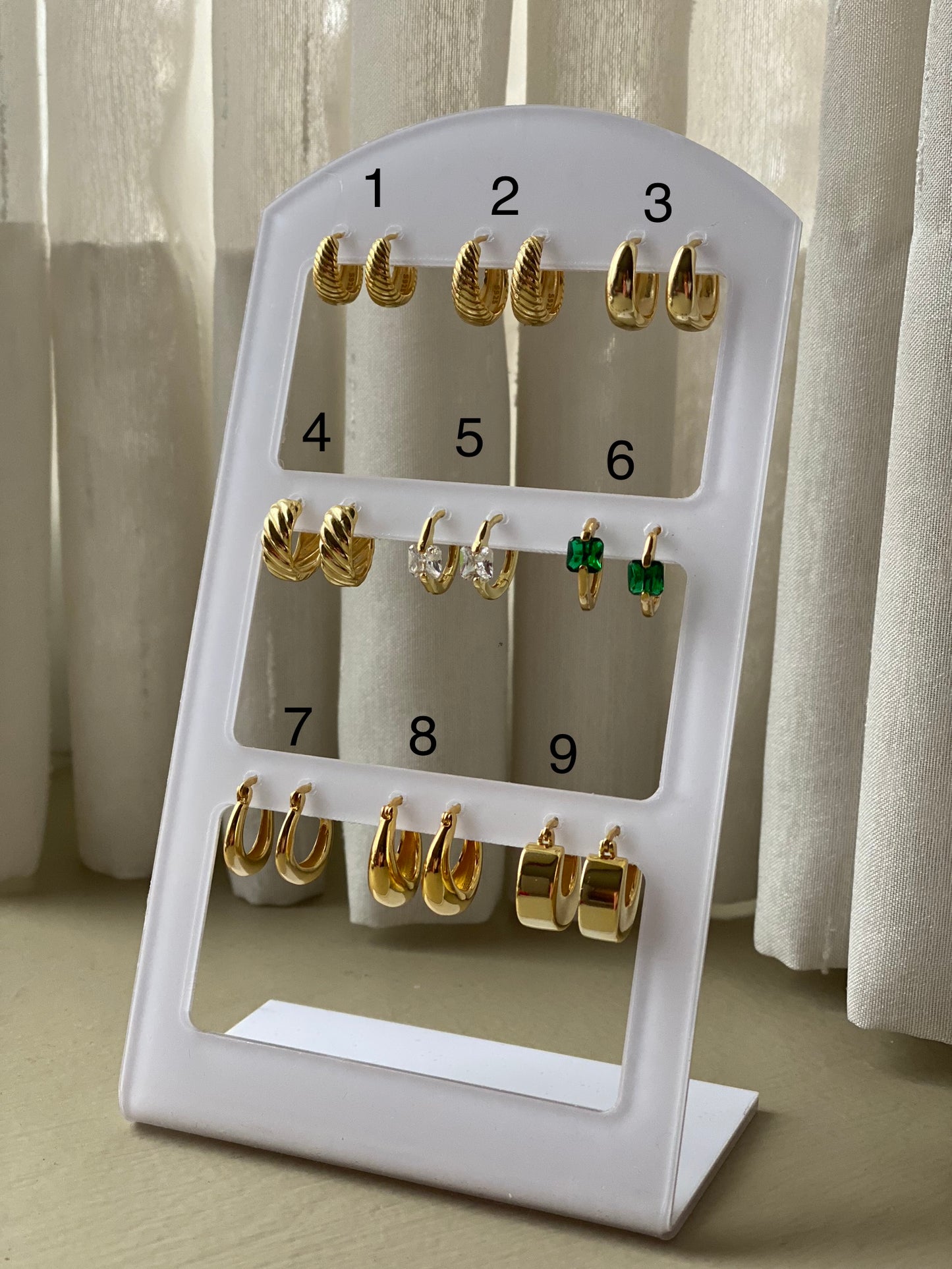 Gold Vermeil Huggie Earrings