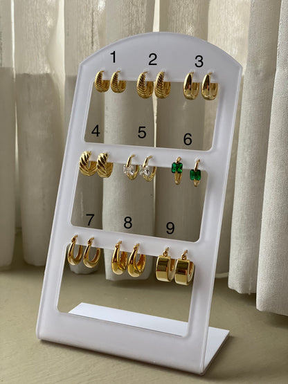 Gold Vermeil Huggie Earrings