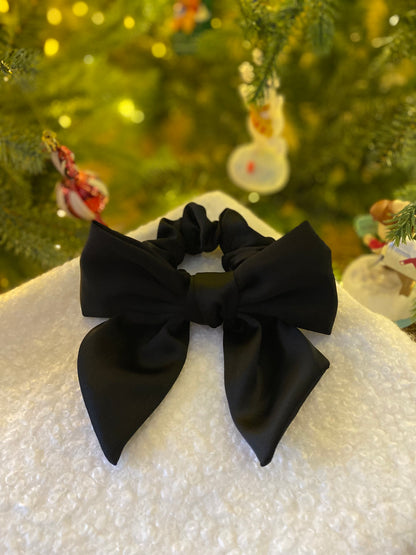 Satin Bow Scrunchies