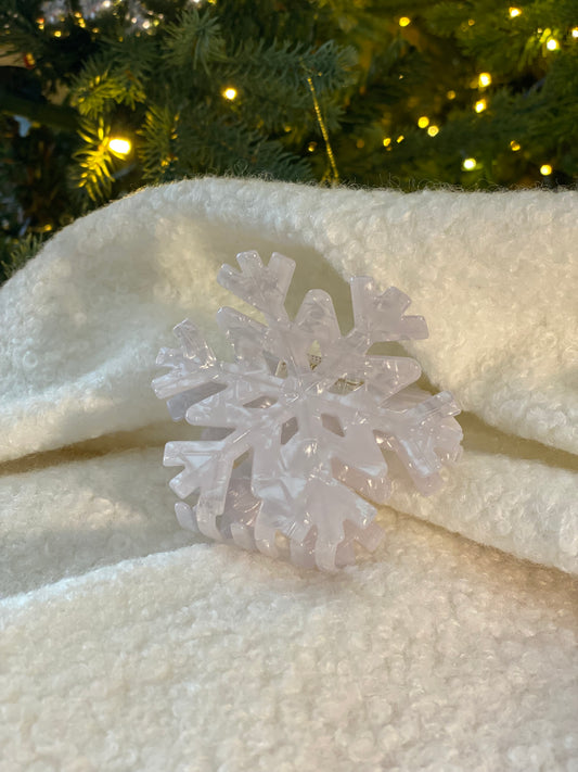 Snowflake Claw Clip