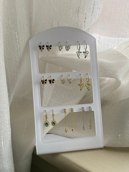 Holiday Huggie Earrings 4