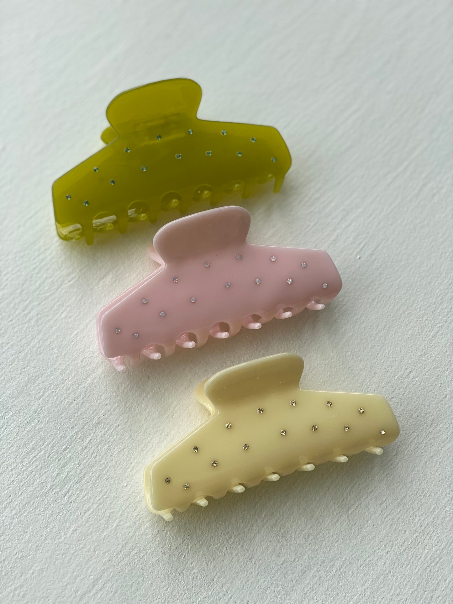 Pastel Rhinestone Hair Clip