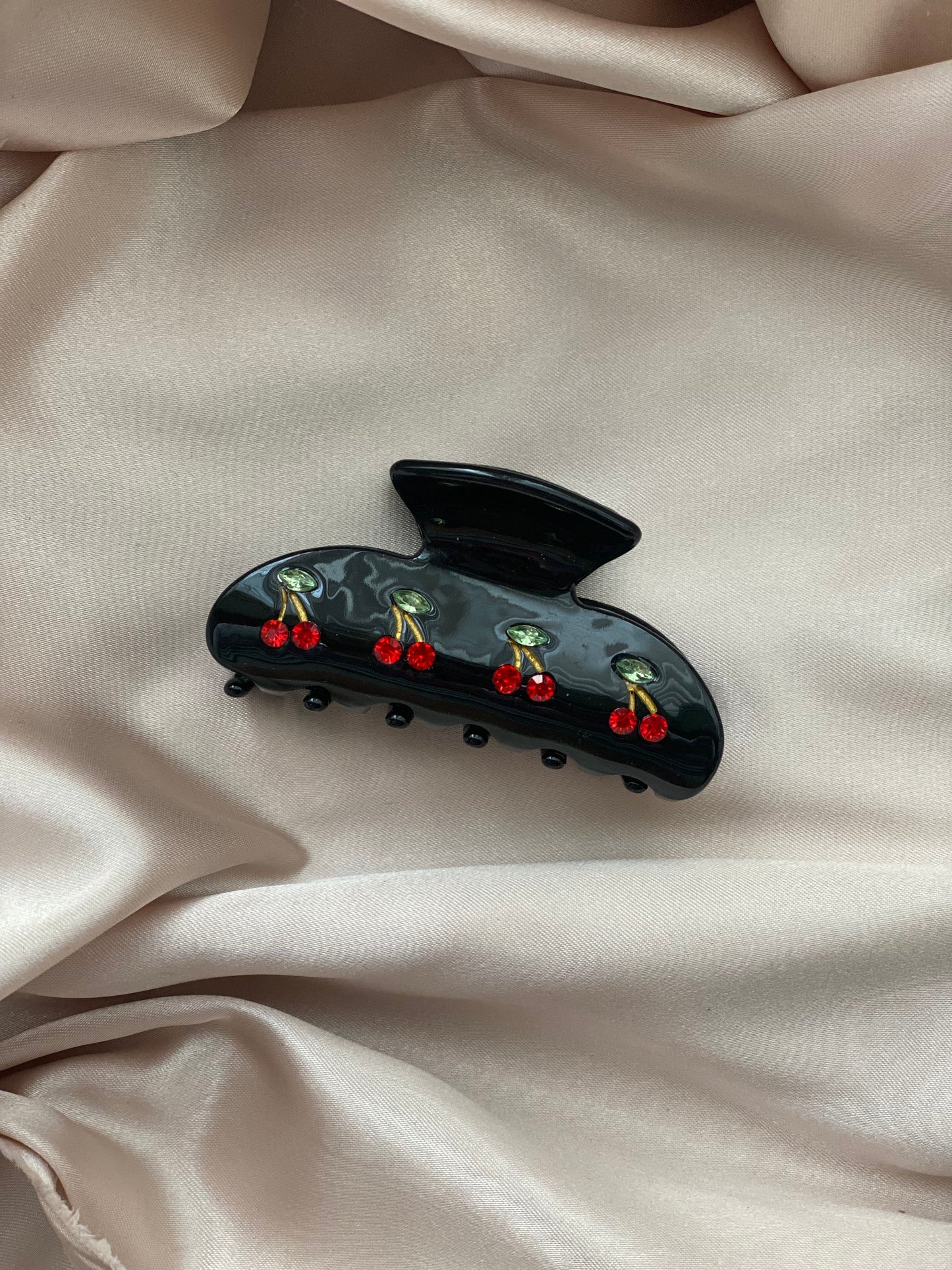 Black Cherry Claw Clip