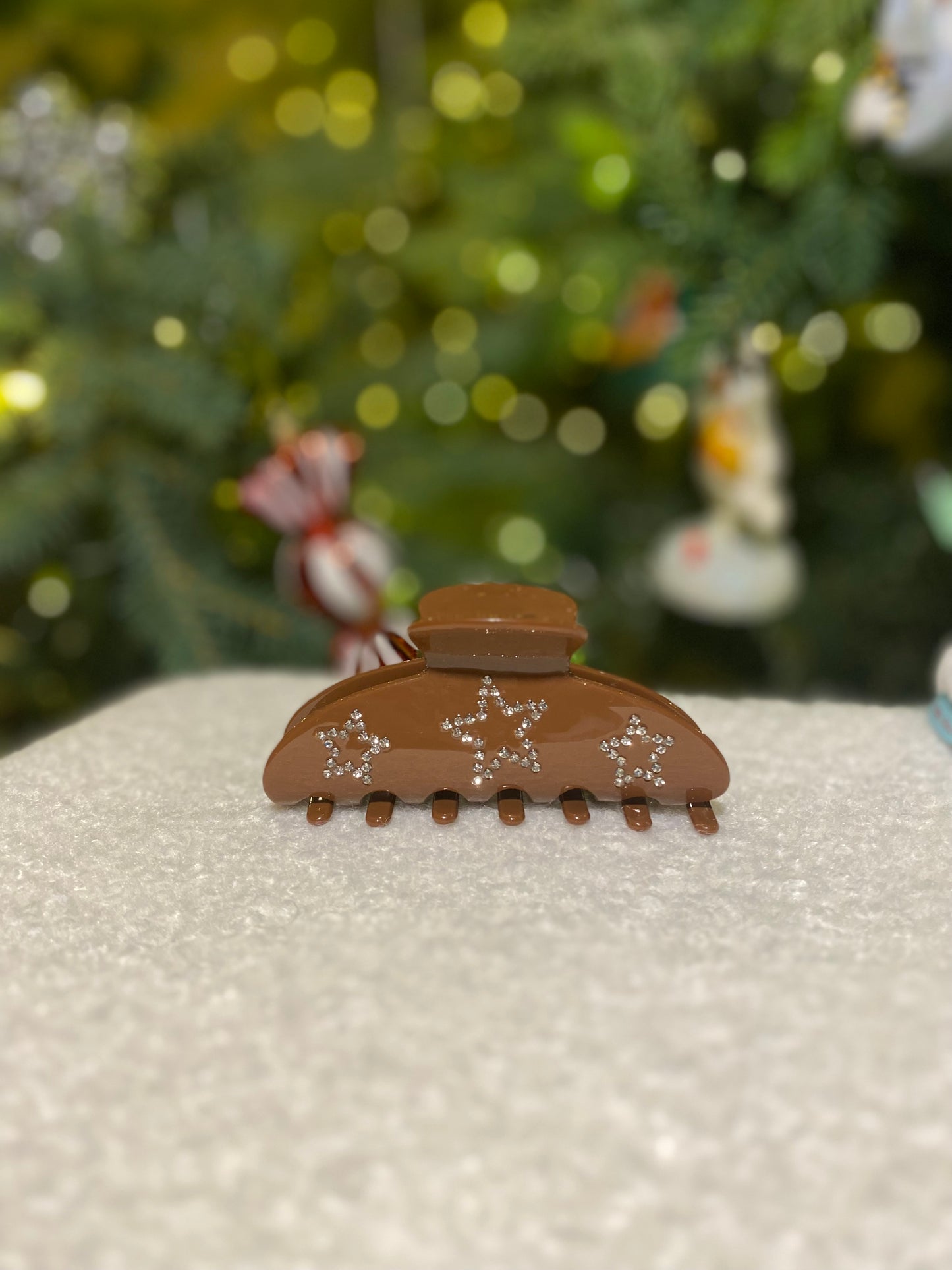 Cafe Brown Claw Clips