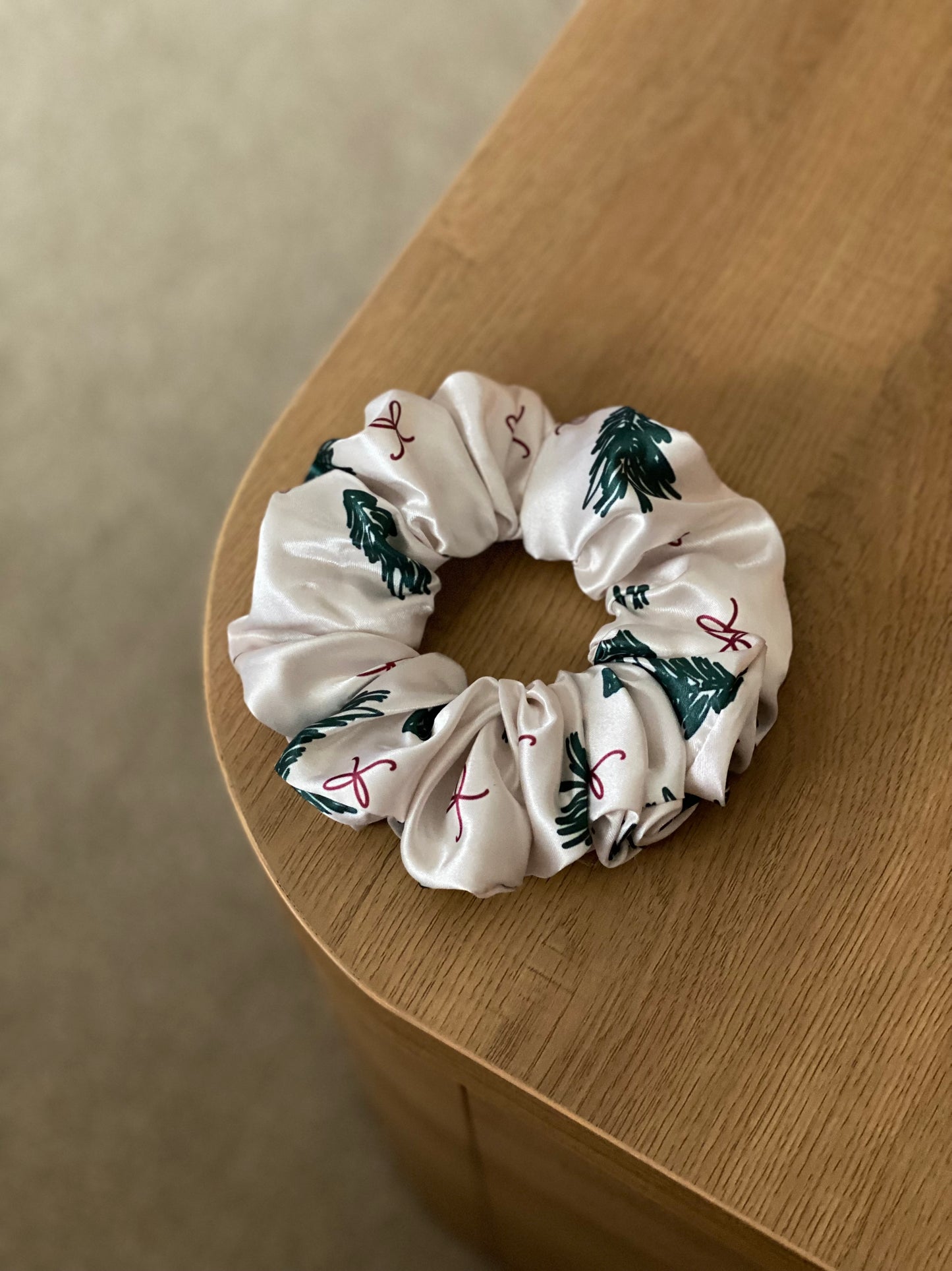 Holiday Satin Scrunchies