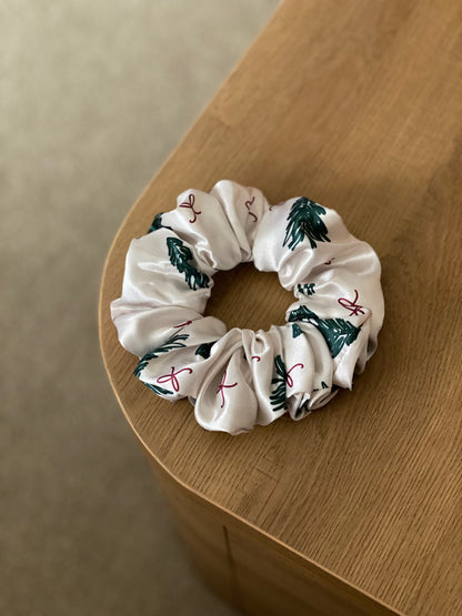 Holiday Satin Scrunchies