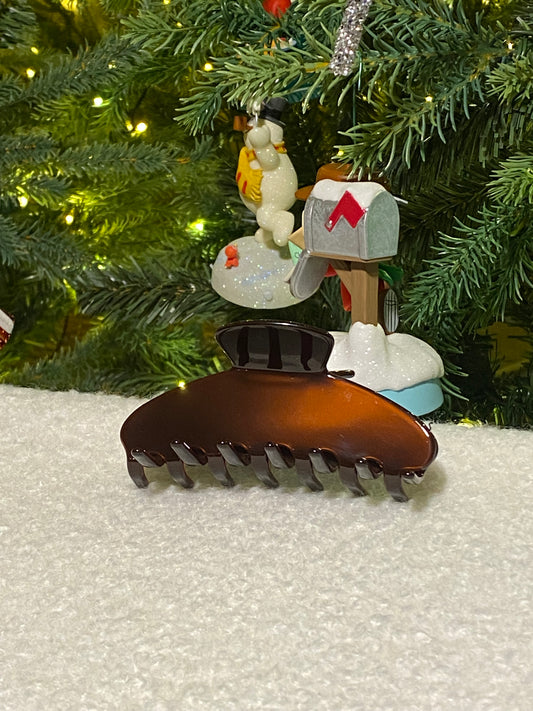 Cafe Brown Claw Clips