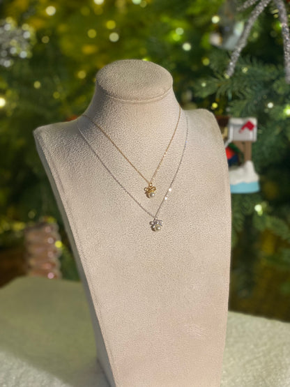 Pearl Bow Necklace