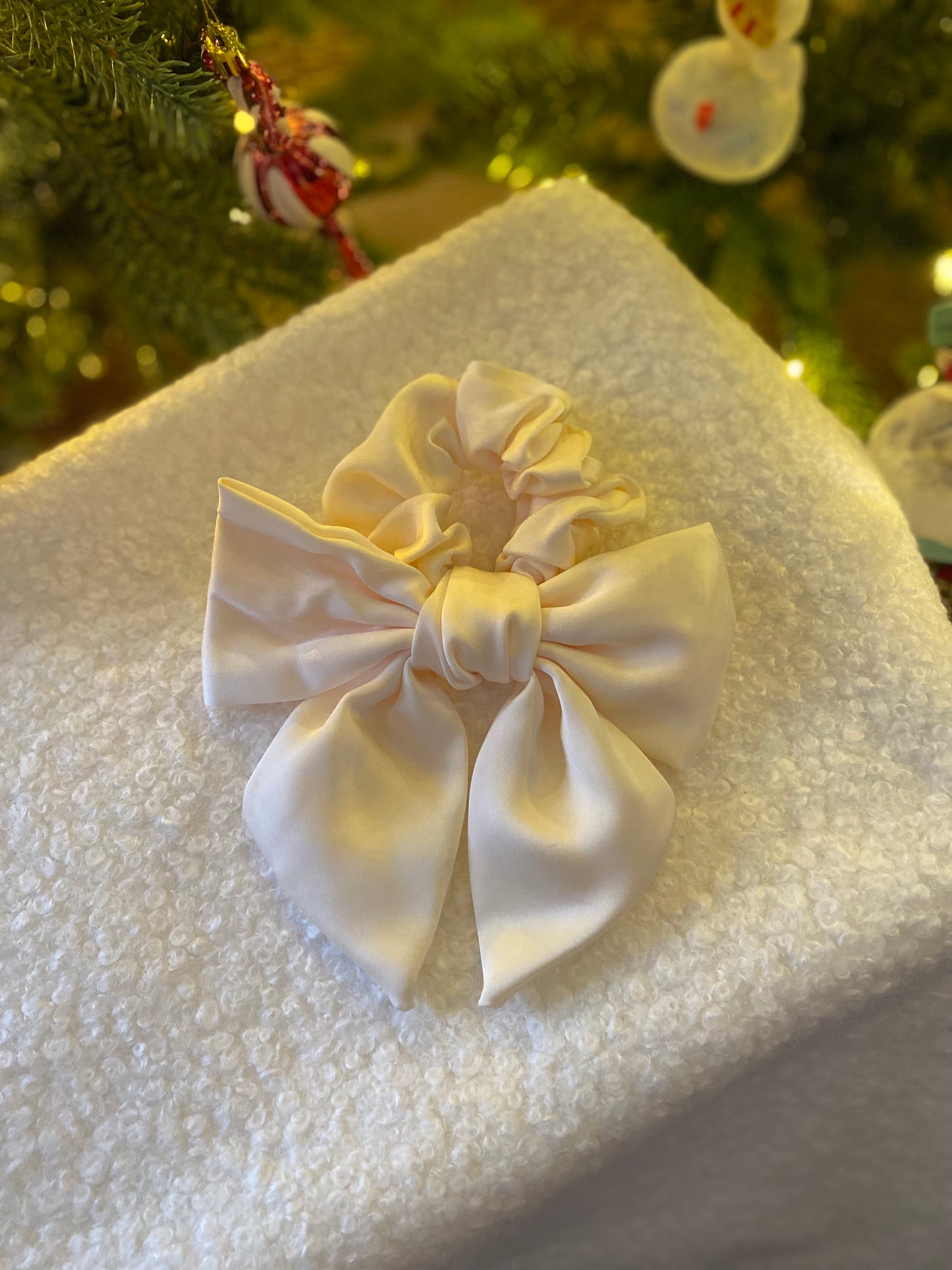 Satin Bow Scrunchies
