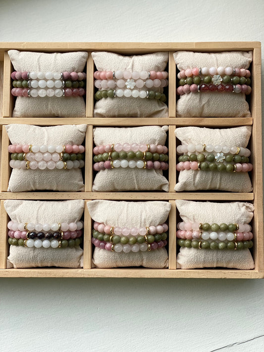 Strawberry Matcha Stacks