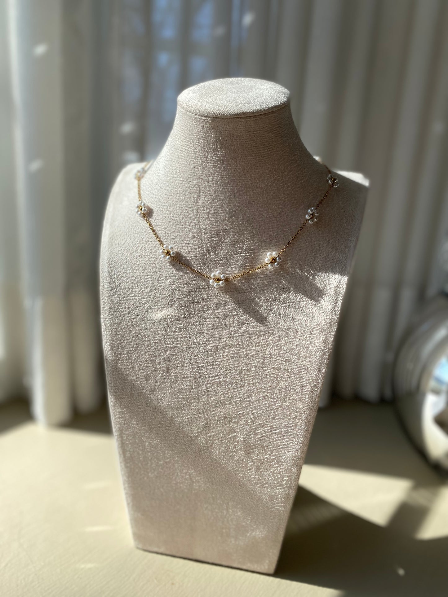 Pearl Flower Necklace