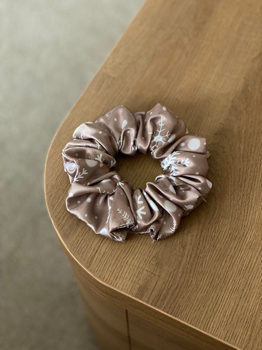 Holiday Satin Scrunchies