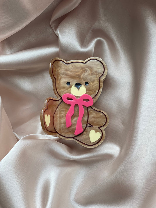 Let Me Be Your Teddy Bead Claw Clip