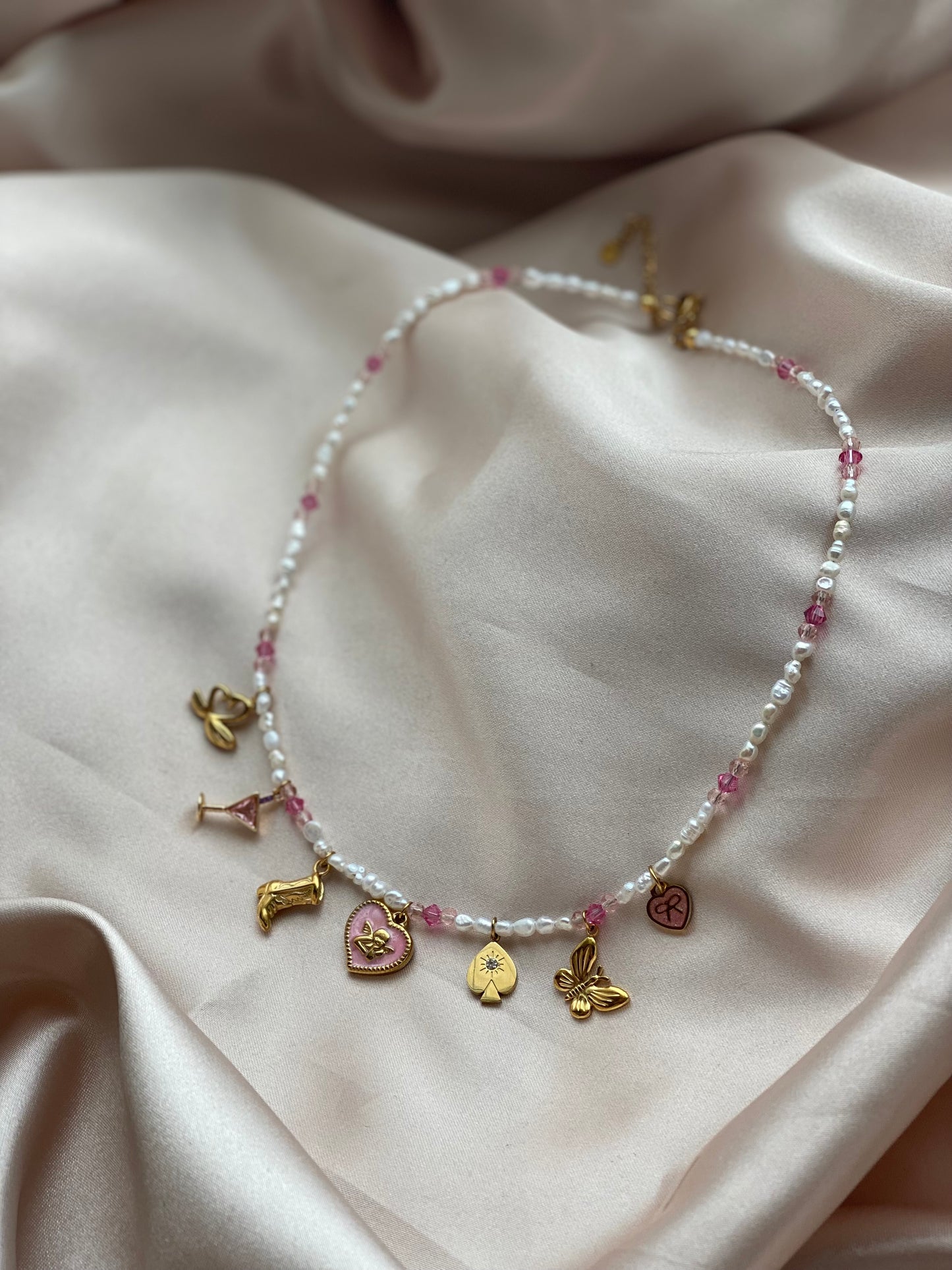 Pink Parton Necklace