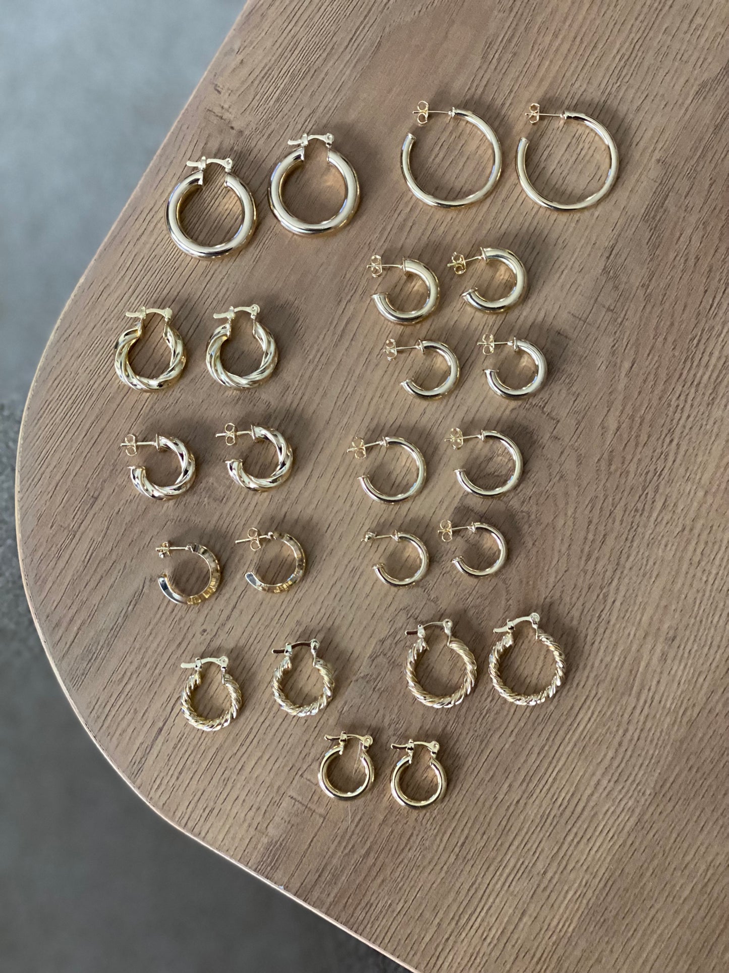 NEW! Gold Fill Hoop Earrings