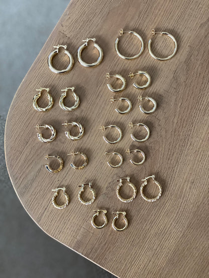 NEW! Gold Fill Hoop Earrings