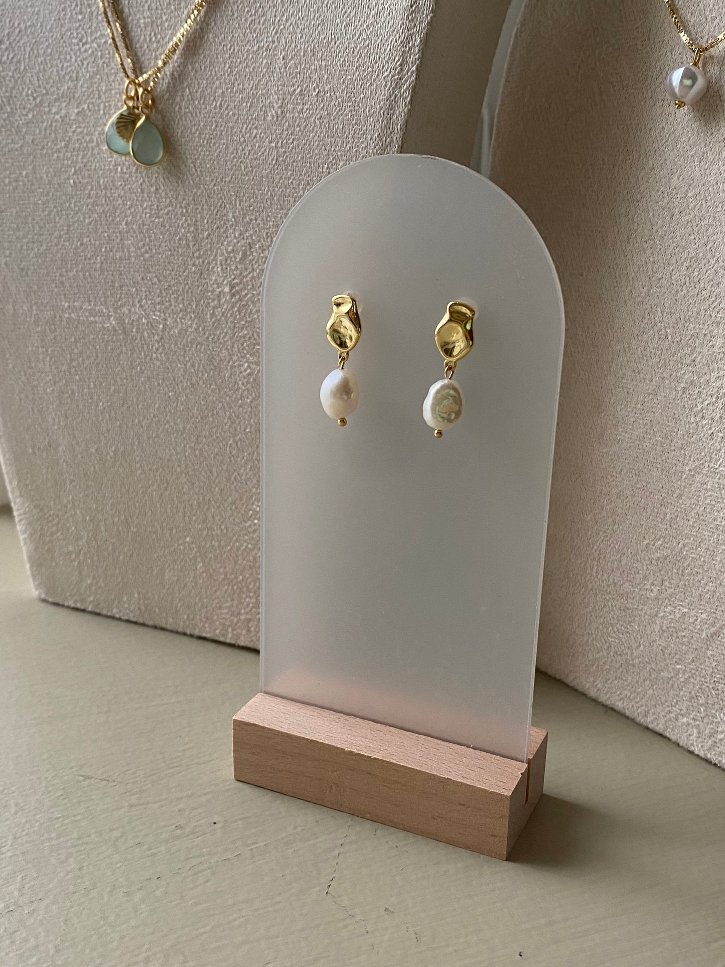 Stabia Pear Earrings