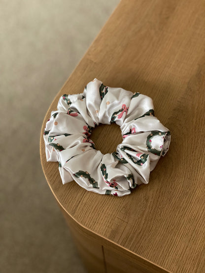 Holiday Satin Scrunchies