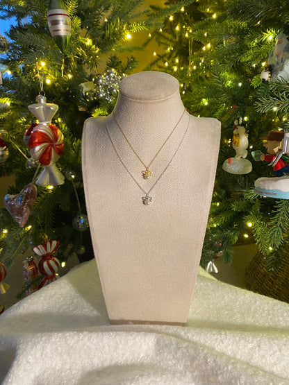 Pearl Bow Necklace