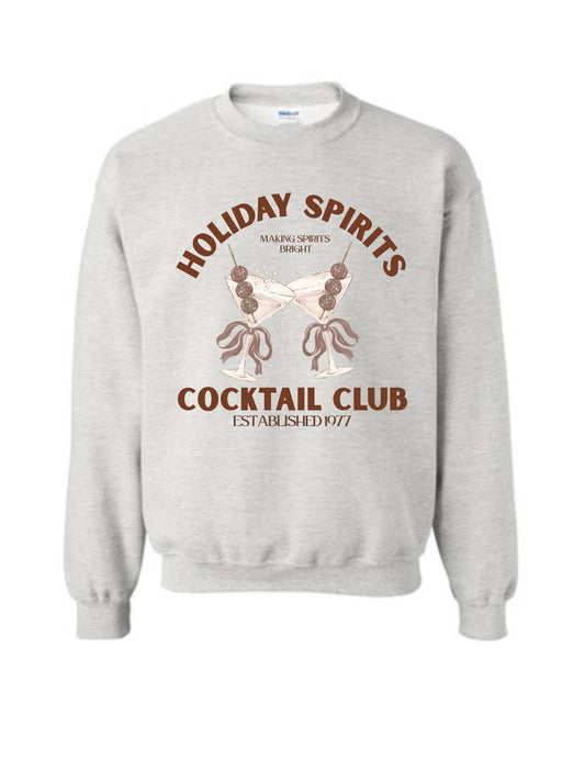 Holiday Spirits Cocktail Club Sweatshirt
