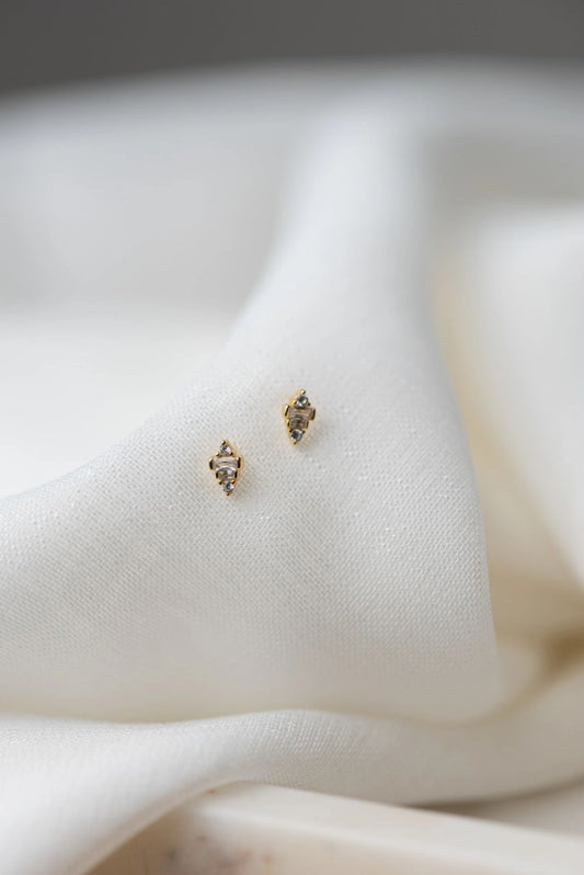 Ornate Crystal Studs