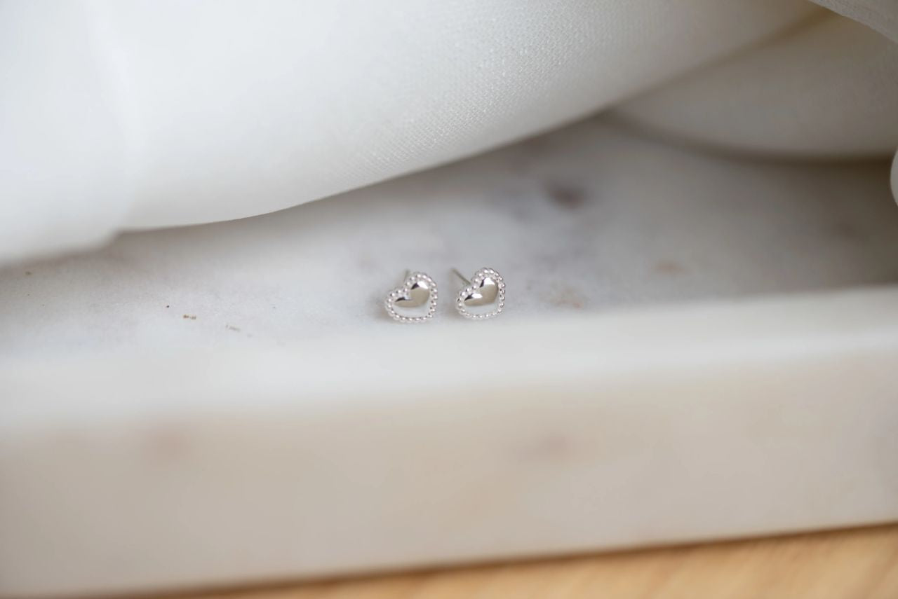 Heart Studs