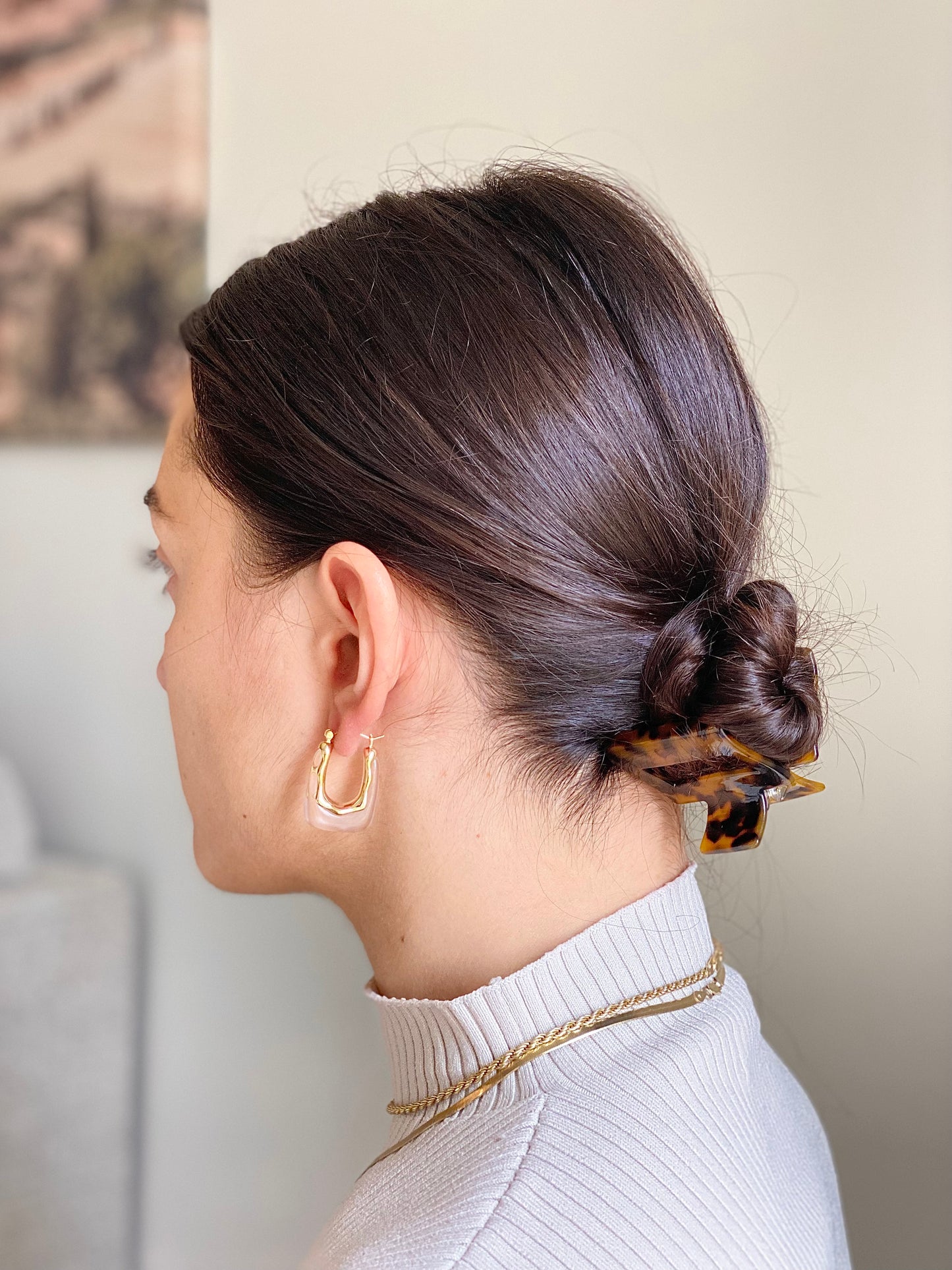 Nina Translucent Hoops
