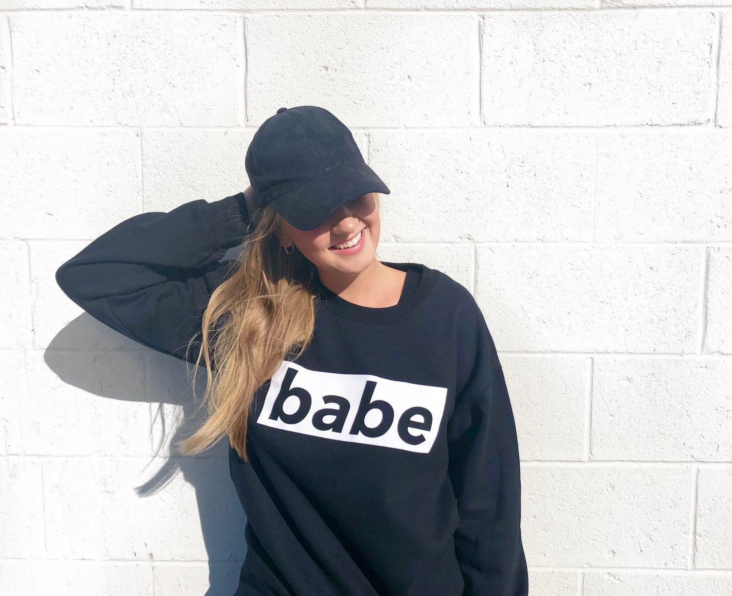 BABE Sweater ( black )