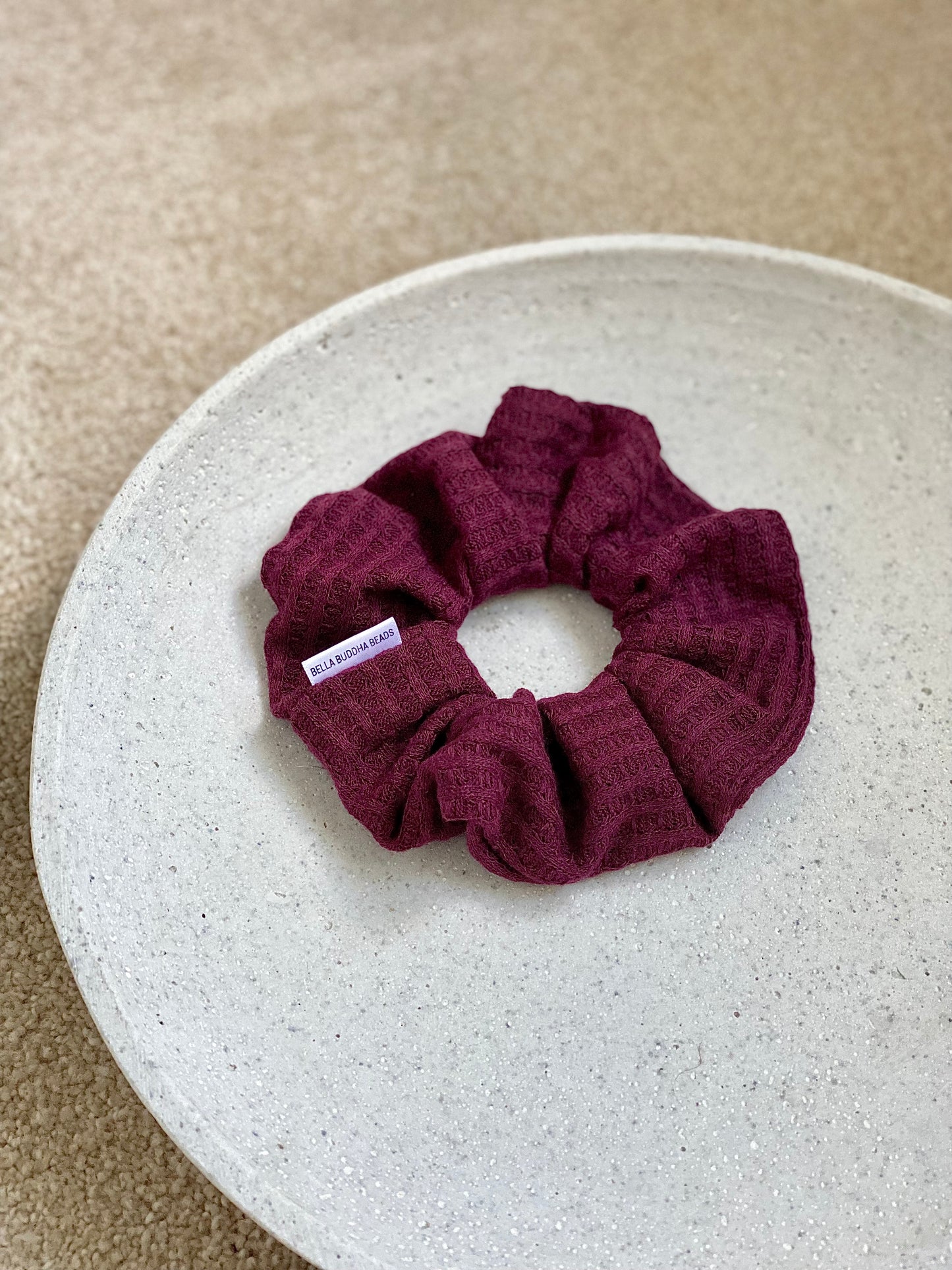 Vino Waffle Scrunchie