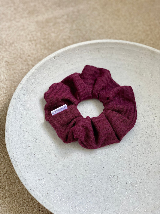 Vino Waffle Scrunchie