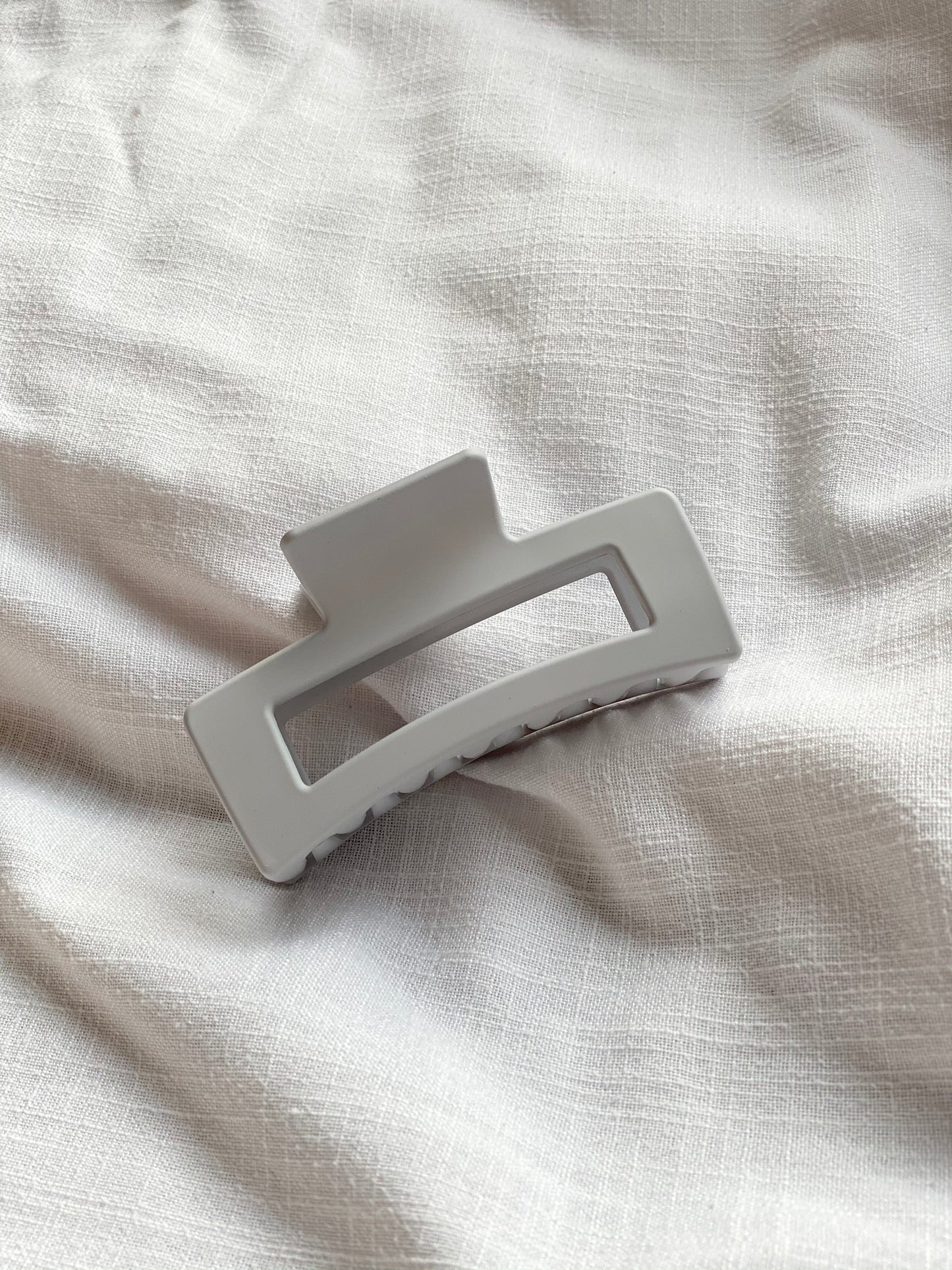 Large Grey Rectangle Clip