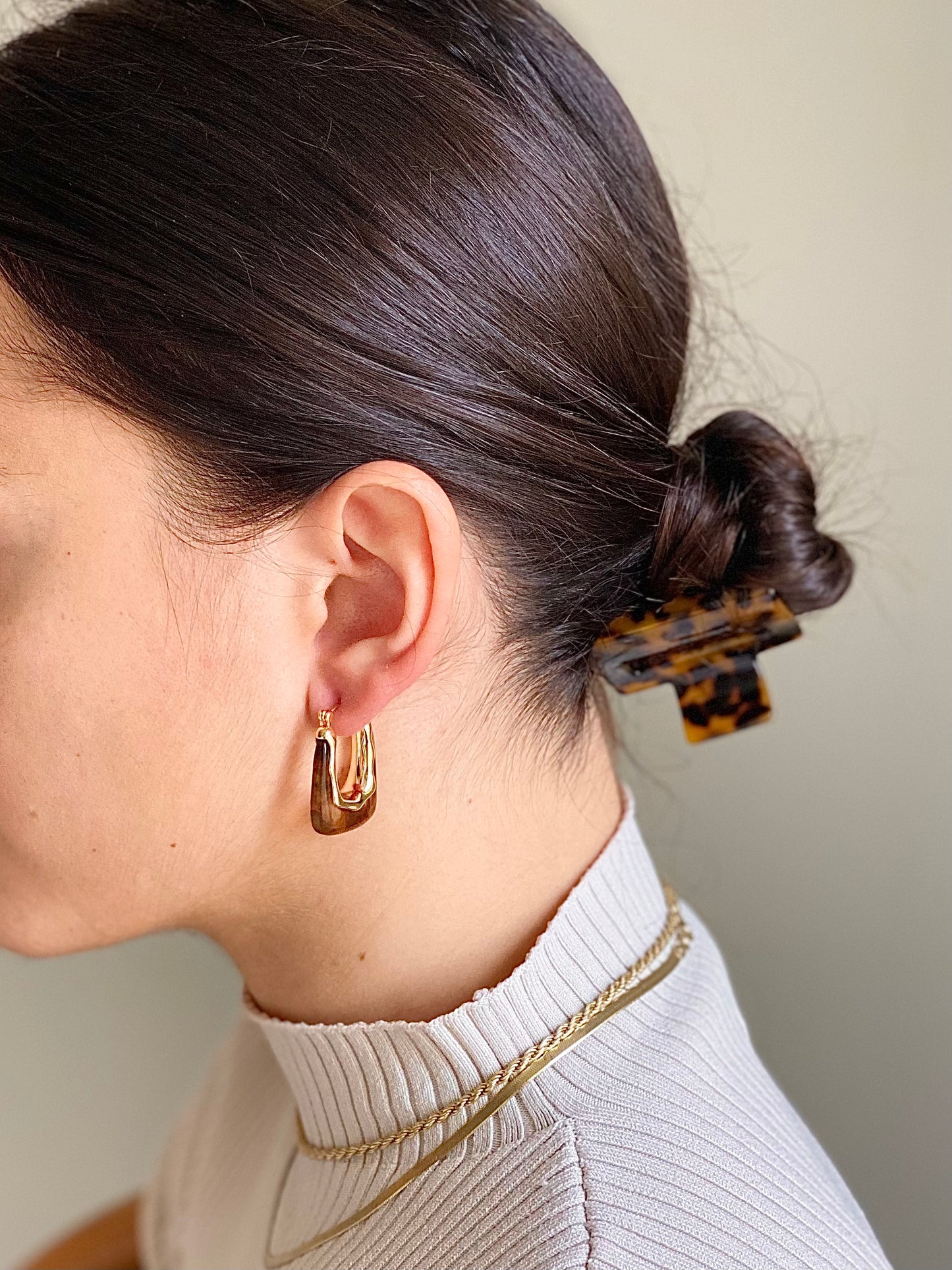 Nina Translucent Hoops