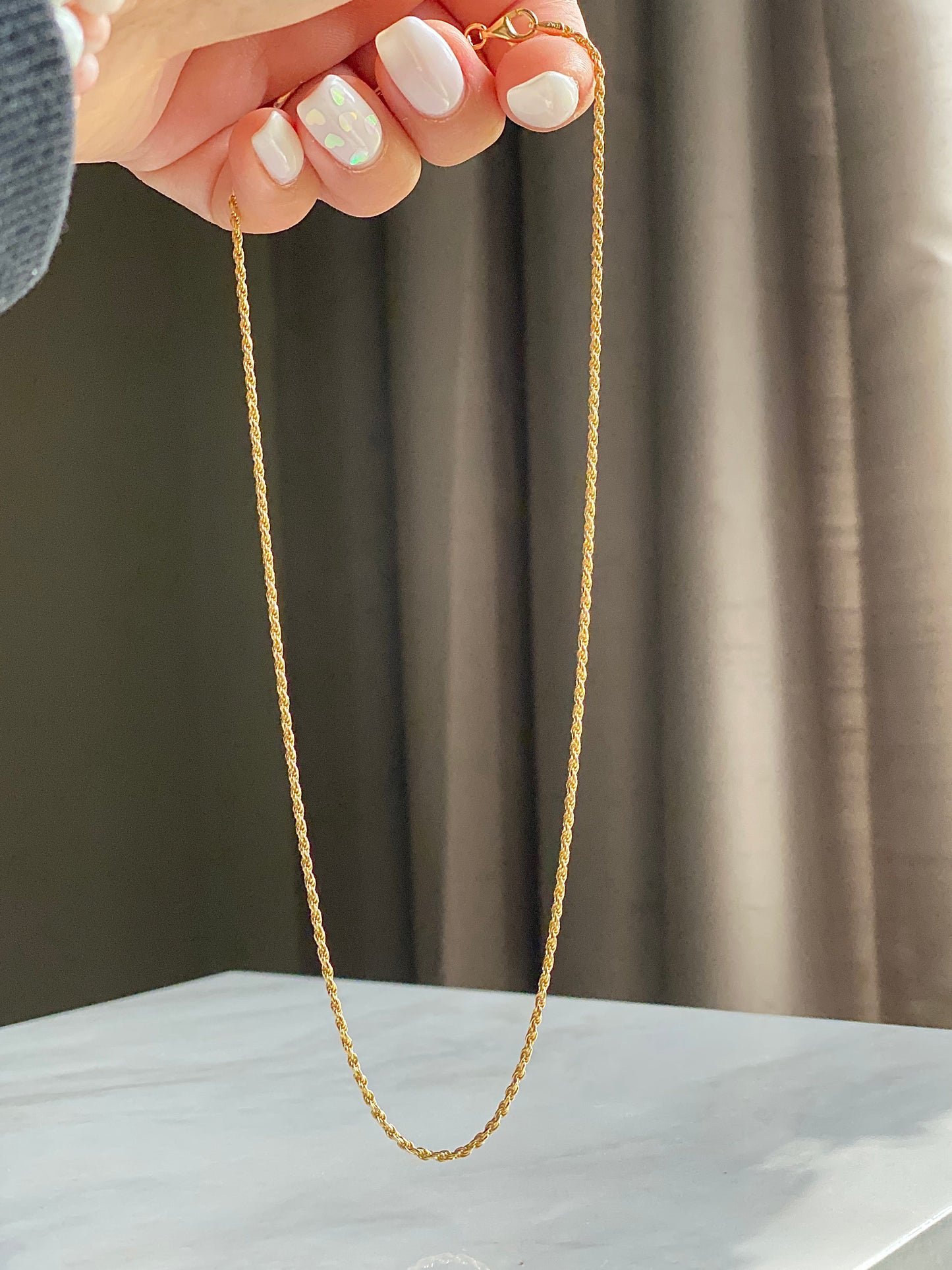 Catena Twist Gold Necklace