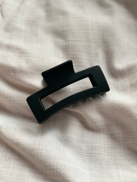 Large Black Rectangle Clip